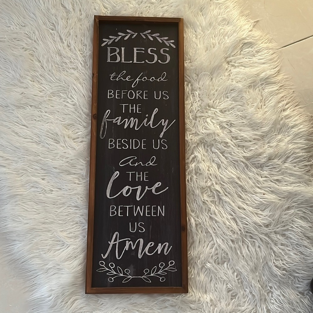 NWOT “Blessing” Sign